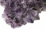 Dark Purple Amethyst Cluster - Large, Sparkly Points #211961-8